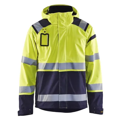 Produktbild von Blakläder® High Vis Shell Jacke High Vis 4987 1987 in div. Farben, Farbe:gelb/marineblau, Größe:2XL