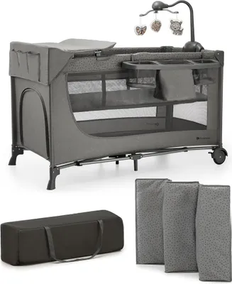 Image de Lit de voyage KinderKraft JOY 2 GRIS FONCÉ