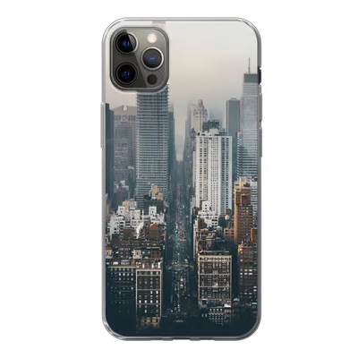 Produktbild von MuchoWow® Handyhülle Schutzhülle Hülle für iPhone 13 Pro Max Skyline von New York Silikon Softcase Handy Hülle - Mobiltelefon