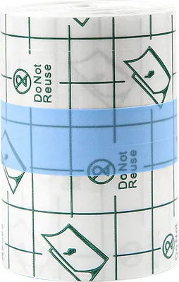 Obrázek produktu pro INF Průhledná elastická náplast na tetování, plavání, sprchování Průhledný 8 cm x 5 m