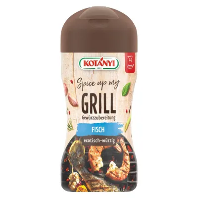 Produktbild von Kotanyi Grill Fisch Gewürzmischung aus Kräutern und Gewürzen 80g