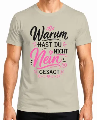 Immagine prodotto di Perché non hai detto di no? Maglietta da uomo per feste di addio al celibato con scritta "Schlager Statement", sarcasmo, taglia XXL, colore: naturale