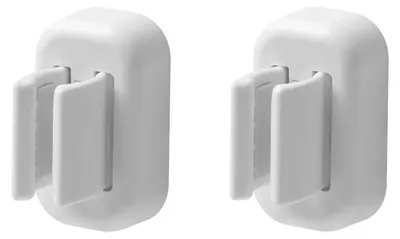 Immagine prodotto di Porta spazzolini da denti da parete, adesivo, confezione da 2, colore bianco