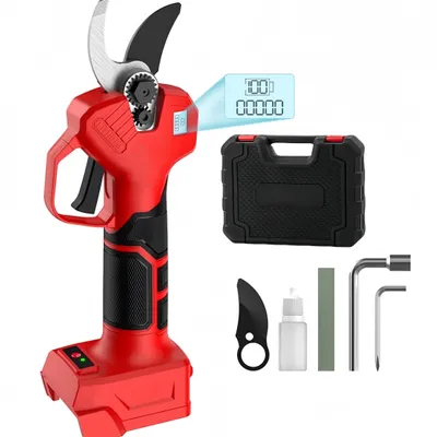 Produktbild von Akku Astschere für MAKTA 18-V-Batterie,kabellose elektrische Gartenschere,0–30mm,LCD-Display,bürstenloser Motor,mit Ersatzklingen(keine Batterie)