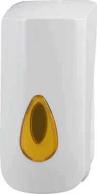 Produktbild von PlastiQline Seifenspender - 900 ml - Kunststoff - Farbfenster gelb
