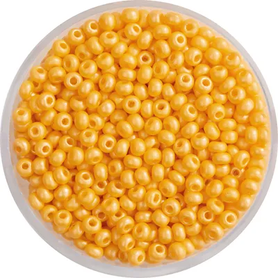 Produktbild von PermaLux Rocailles, 2,6 mm, 17 g, Hellorange