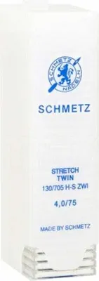 Produktbild von Schmetz Stretch Twin 130/705 H-S ZWI 4,0/75 Nadel für Nähmaschine