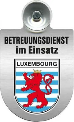 Produktbild von Einsatzschild Windschutzscheibe incl. Saugnapf - Betreuungsdienst im Einsatz - 309728 Color - Region Luxembourg