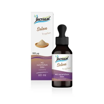 Produktbild von Liposomale Selen Tropfen hochdosiert - (9000µg Selen pro Packung) 300µg Selen pro Tagesdosis - MCT Öl - Hohe Bioverfügbarkeit