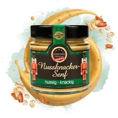 Produktbild von Nussknacker Senf, 180 ml
