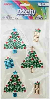 Produktbild von Selbstklebende Weihnachtsbäume und Geschenke – Brewis