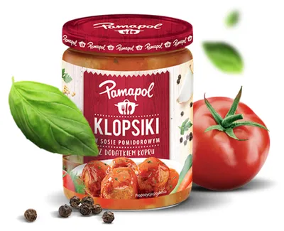 Produktbild von Pamapol Fleischbällchen in Tomatensauce - Fertiggerichte