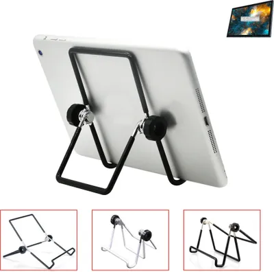 Produktbild von K-S-Trade Tablet-Ständer Tablet-Halterung Tablet-Aufsteller kompatibel mit Blackview Oscal Pad 8 faltbarer Tischständer Tablet Halterung