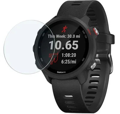 Produktbild von Strap-it Displayschutzfolie aus gehärtetem Glas - geeignet für Garmin Forerunner 245/570 - 42 mm (Musik)