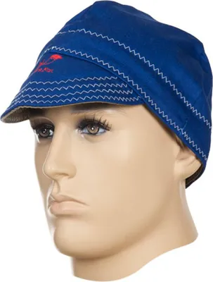 Image de Casquette de soudeur bleue WELDAS 23-2515