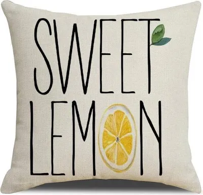Produktbild von Kopfkissenbezug 45 x 45 cm SWEET LEMON POD163