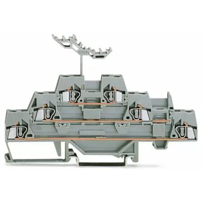 Immagine prodotto di Morsetto a tre livelli 0,08-2,5qmm grigio - Morsetto di montaggio 5mm 20A 3-p 280-549