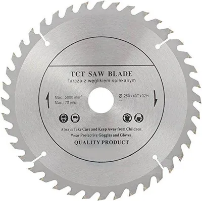 Kreissägeblatt 250 mm x 32 mm, 40 Zähne, TCT, für Holz