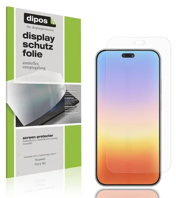 Immagine prodotto di 4x Pellicola Protettiva per Huawei Pura 90 Protezione Schermo Antiriflesso dipos