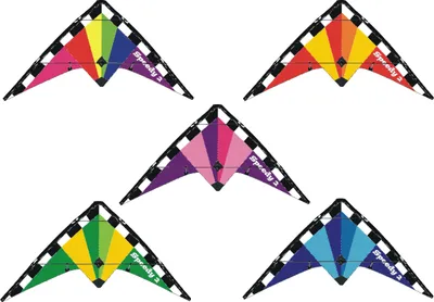 Produktbild von Knoop Kites Drachen Speedy 1.2 - bunter Lenkdrachen für Kinder