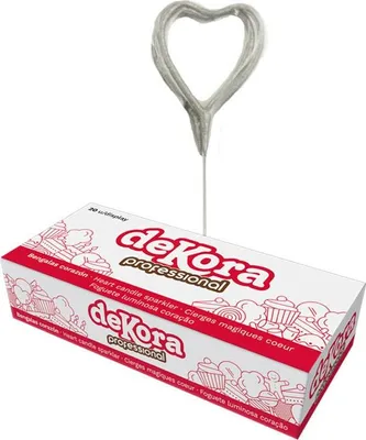 Produktbild von Herz-Kuchen-Wunderkerzen, 20er-Pack