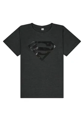 Produktbild von Superman Man of Steel Logo T-Shirt Kinder Jungen    , Größe:146-152