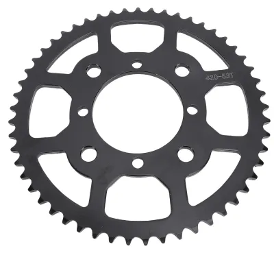 Image de Pignon arrière 420 53 dents, rapport de transmission efficace, alliage d'acier haute résistance, performances optimales pour les pit bikes tout-terrain de 50 à 160 cm³