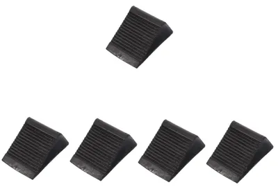 Image de Cales de roue antidérapantes - Bloque-roues - Adaptées aux voitures, motos et camions - En caoutchouc - Compactes - Robustes - Bloque-roues