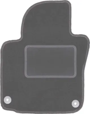 Produktbild von Fahrerfußmatte Velours graphit passend für Skoda Yeti (2009-2017, Crossover) – mit Befestigungen – passgenau