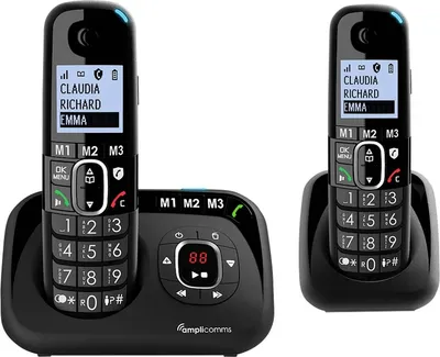 Produktbild von amplicomms BigTel 1582 schwarz