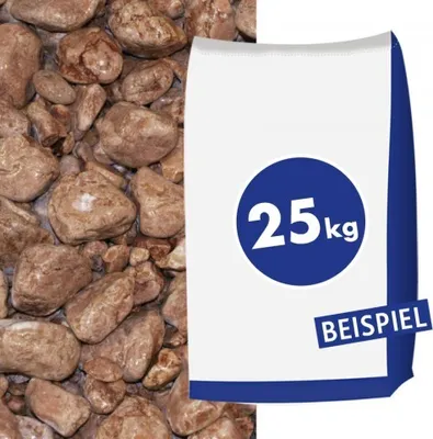 Produktbild von Marmorkies Rosso Verona 25-40mm 25kg Sack