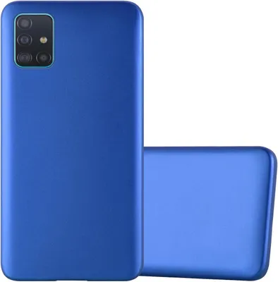 Image de Cadorabo Housse pour Samsung Galaxy A71 5G Housse en bleu Housse téléphone portable TPU Silicone Etui Cover Case
