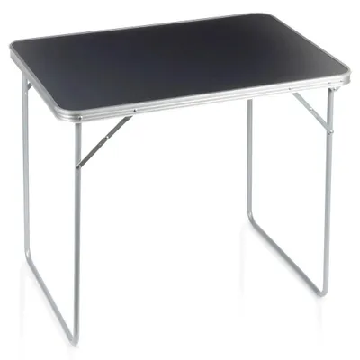 Produktbild von Klappbarer Campingtisch aus Metall, Graphit, 80 x 60 x 70 cm
