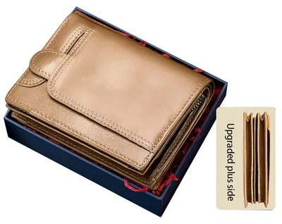 Image de Portefeuille pour hommes avec protection RFID et 17 compartiments pour cartes