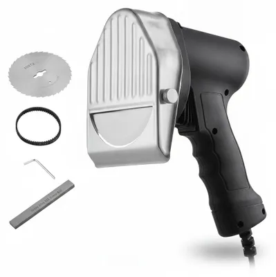 Imagen del producto de JL Cuisine - Cuchillo eléctrico para kebab - 80 W - Profundidad de corte ajustable, Imagen generada por IA
