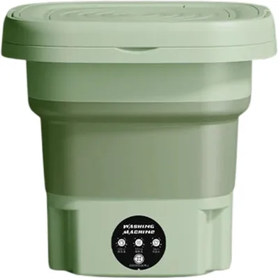 Obrázok produktu pre Mini práčka – Kompaktná – Energeticky úsporná – Skladacia – 8 litrov – Ideálna pre študentov a na kempovanie – Na kempovanie