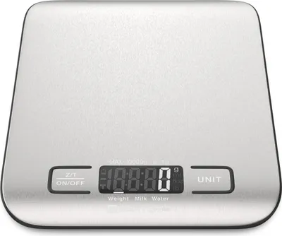 Produktbild von GENTOR Küchenwaage Digital,Digitalwaage 10kg - auf 1g Präzise Messung,Stilvolle ultradünne Lebensmittelwaage, elektronische Kochwaage für Zuhause und Küche mit LCD-Display,Tara-Funktion