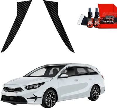 Obrázok produktu pre 2v1 ochranná fólia z uhlíka Grizz Protector pre C-stĺpik – Kia Ceed (2021–2025)
