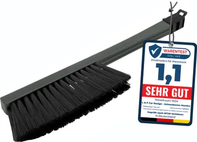 Zdjęcie produktu dla Szczotka do śniegu MURSKA szybka, łatwa i bezwysiłkowa zamiatarka do śniegu 395mm szczotka do śniegu - miotła do śniegu Finlandia czarny szary