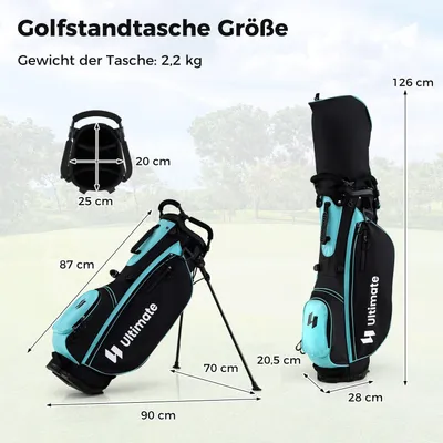 Immagine prodotto di Set da golf da donna da 15 pezzi con borsa e copertura antipioggia
