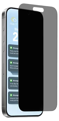 Produktbild von PURO Gehärtetes Glas Privacy für iPhone 17/17 Pro/16