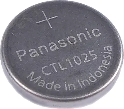 Produktbild von Knopfzellen Akku Batterie Panasonic CTL 1025 Lithium passt in Solar Casio Uhren Modelle 10135068 AWG-100 AWG-101