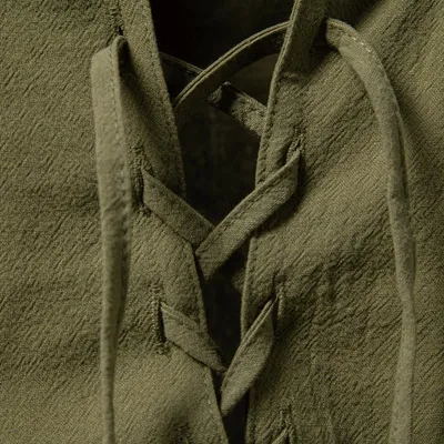 Imagen del producto de Túnica con capucha - Cierre con cordones - Algodón - Estilo gótico - Traje medieval - Transpirable y ligera - Camisa de traje