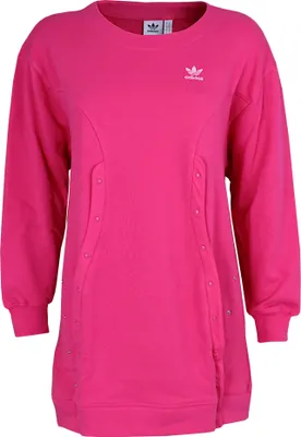 Produktbild von adidas Damen Sweater Dress - Kleid - Gr.38 real magenta (HG1233)