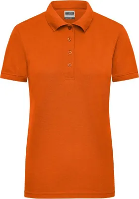 Produktbild von James & Nicholson Damenpoloshirt Workwear, Gr. L,orange