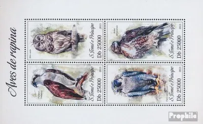 Produktbild von Briefmarken Sao Tome e Principe 2013 Mi 5276-5279 Kleinbogen (kompl. Ausgabe) postfrisch Vögel