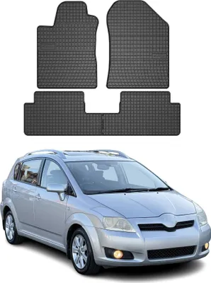 Produktbild von 2004-2009 Toyota Corolla Verso Fußmatten Gummi Schwarz 4 tlg
