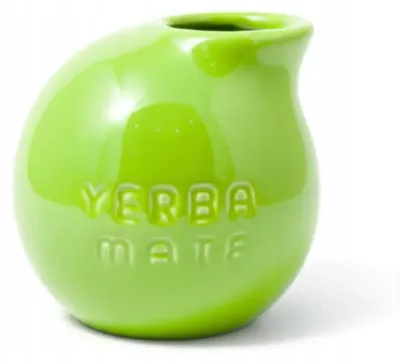 Immagine prodotto di Tazza in Vetroceramica per yerba mate - Verde a pois 280 ml