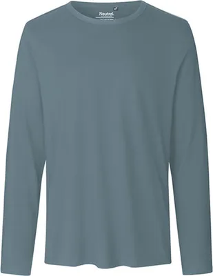 Produktbild von Neutral O61050 | Herren Long Sleeve T-Shirt / 100% Fairtrade-Baumwolle - Farbe: Teal - Größe: XXL