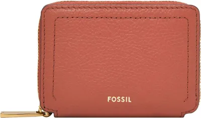 Produktbild von FOSSIL Kartenetui Logan Zip Around Card Case RFID Nebula terracotta